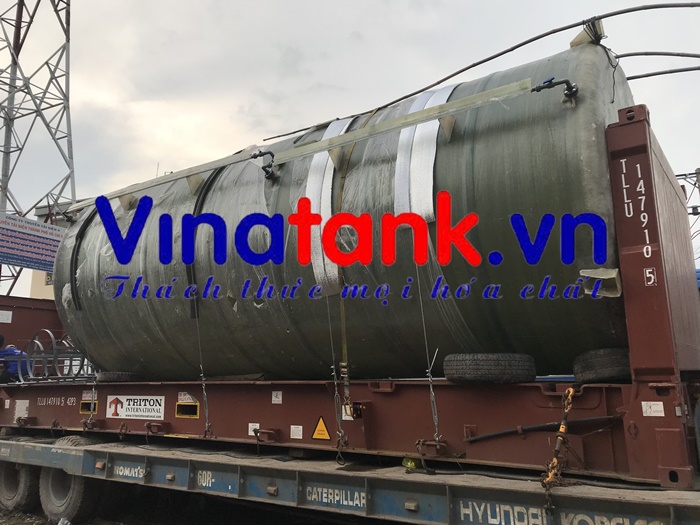 Bồn thép phủ composite công nghiệp tại nhà máy