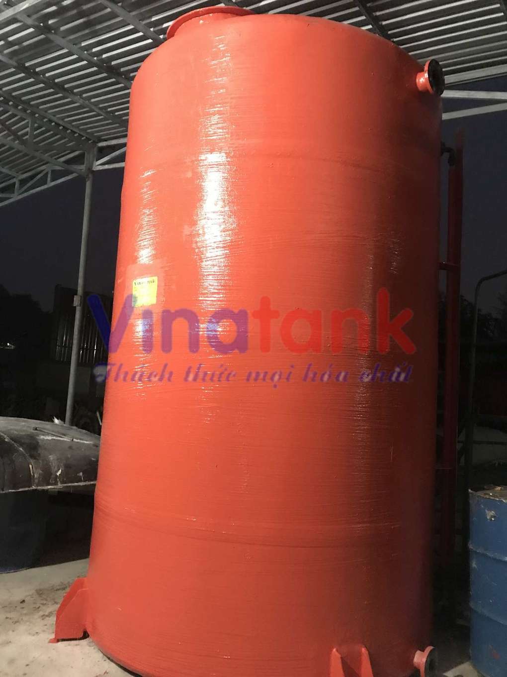 Bồn chứa hóa chất Vinatank thực tế công trình chuẩn chất lượng