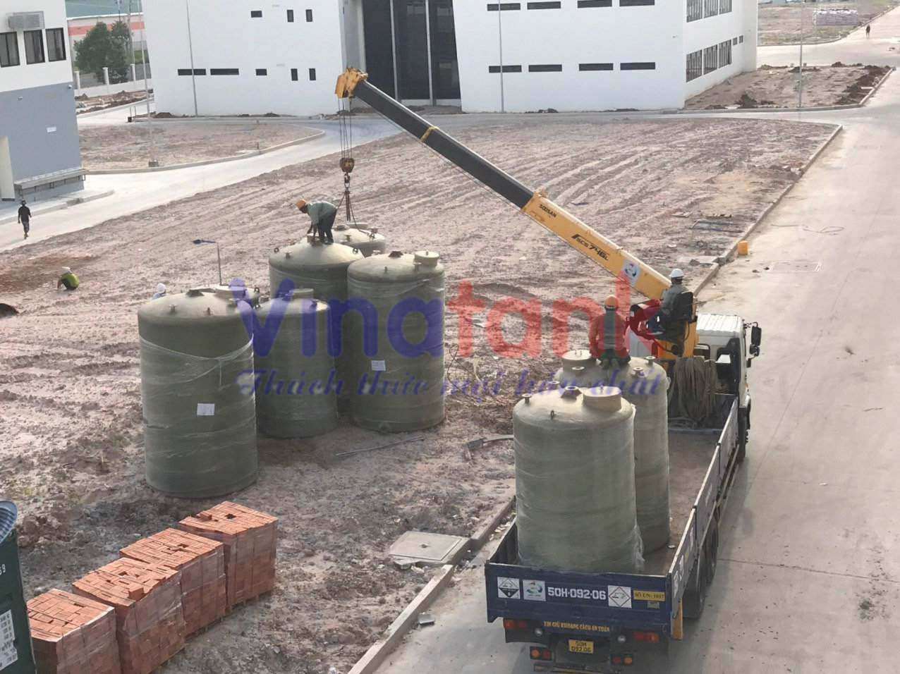 Bồn chứa hóa chất Vinatank - Ảnh thực tế công trình 5