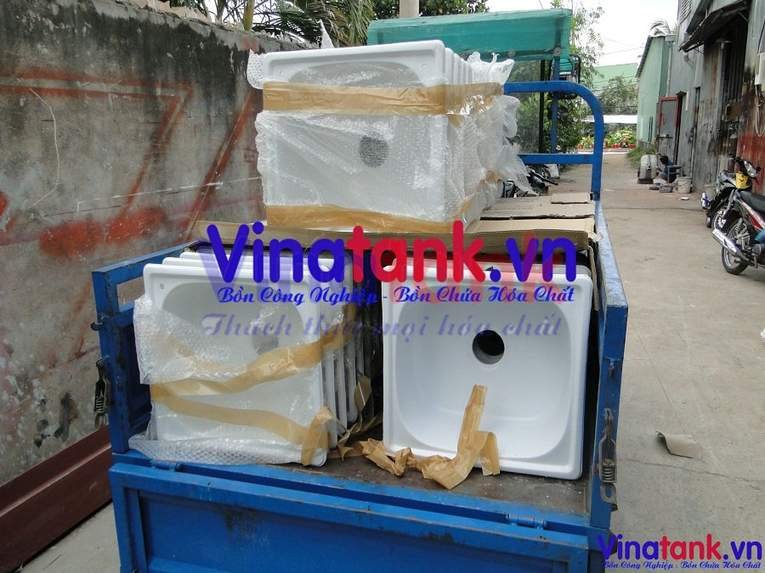 Chậu Rửa Lavabo Vinatank thực tế công trình chuẩn chất lượng