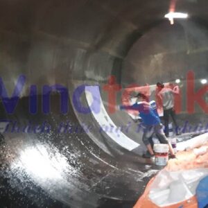 Bồn xử lý công nghiệp Vinatank - Ảnh thực tế công trình 1