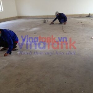 Bọc phủ nên bê tông nhà xưởng Vinatank - Ảnh thực tế công trình 3