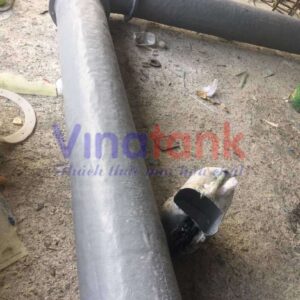 Bọc phủ composite ống dẫn Vinatank - Ảnh thực tế công trình 1