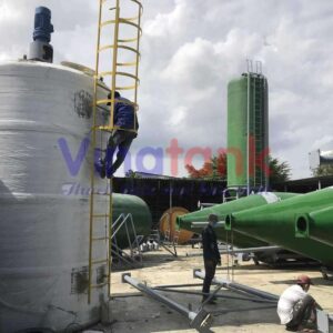 Bồn khuấy trộn hóa chất Vinatank - Ảnh thực tế công trình 5
