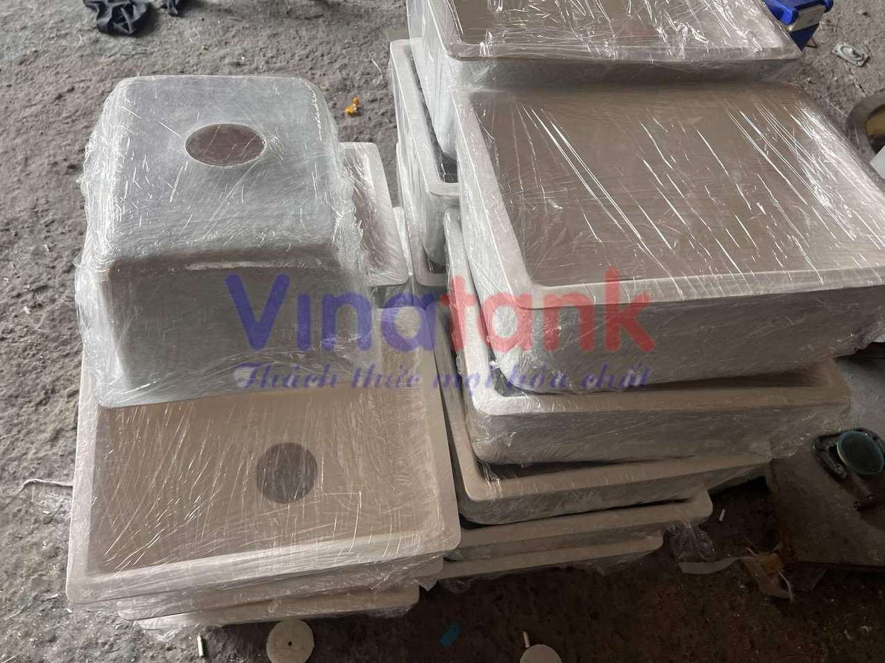 Chậu Rửa Lavabo hoàn thiện giao cho khách hàng Vinatank