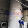Bồn xử lý khí thải Vinatank - Ảnh thực tế công trình 1